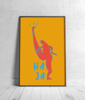 Plakat Ha Ja